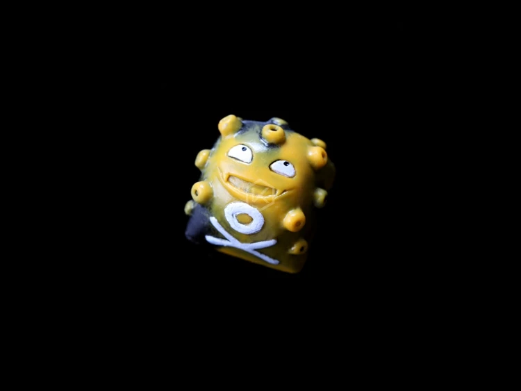 Bob ручной работы смолы koffing artisan keycaps для mx stem механические клавиатуры пожалуйста, прочитайте текст ниже и купите его через ссылку