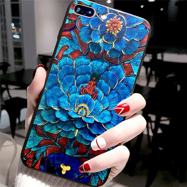 best meizu phone cases For Meizu M6 Note Case 3D Flower Silicone Emboss Phone Cover For Meizu M6T M5 Note M5C Pro 7 Plus Cases Coque Capa Relief cases for meizu belt Cases For Meizu