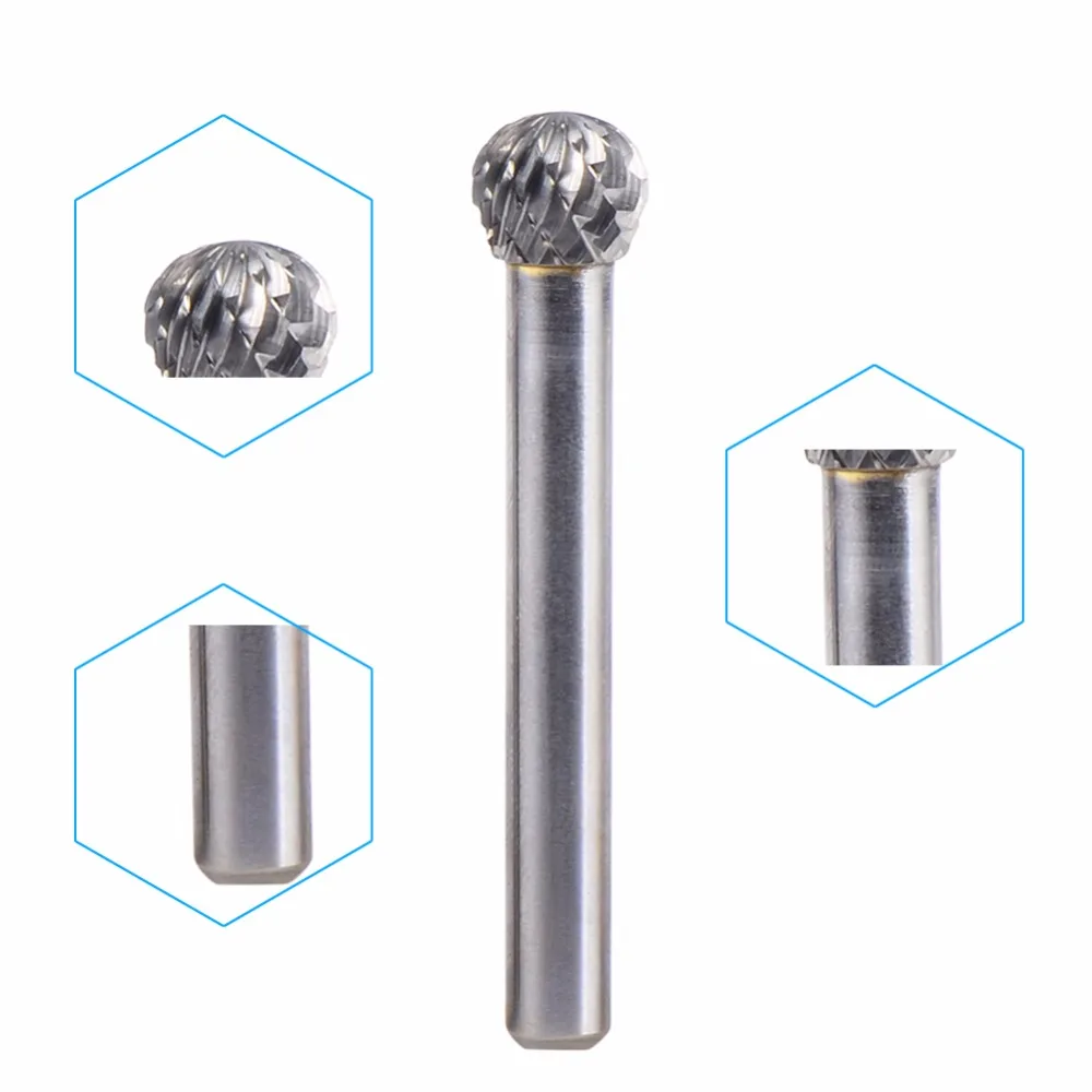 D161406, G162506,K160806 carbide D ball head rotary burrs file cutter