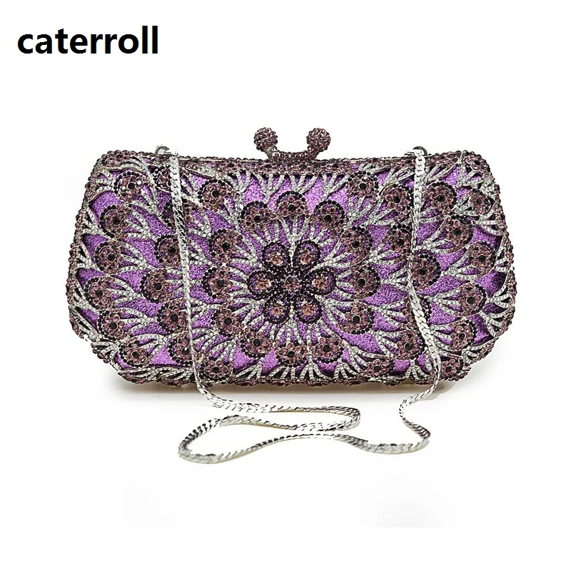 

floral women clutch bags and purses evening party bag diamond bridal wedding purse ladies crystal hand bag