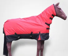 Newest Outdoor Horse Racing Clothes Winter Rain-Proof Warm Horse Rugs Wind-Proof Red Removable Horse Harness Free Shipping