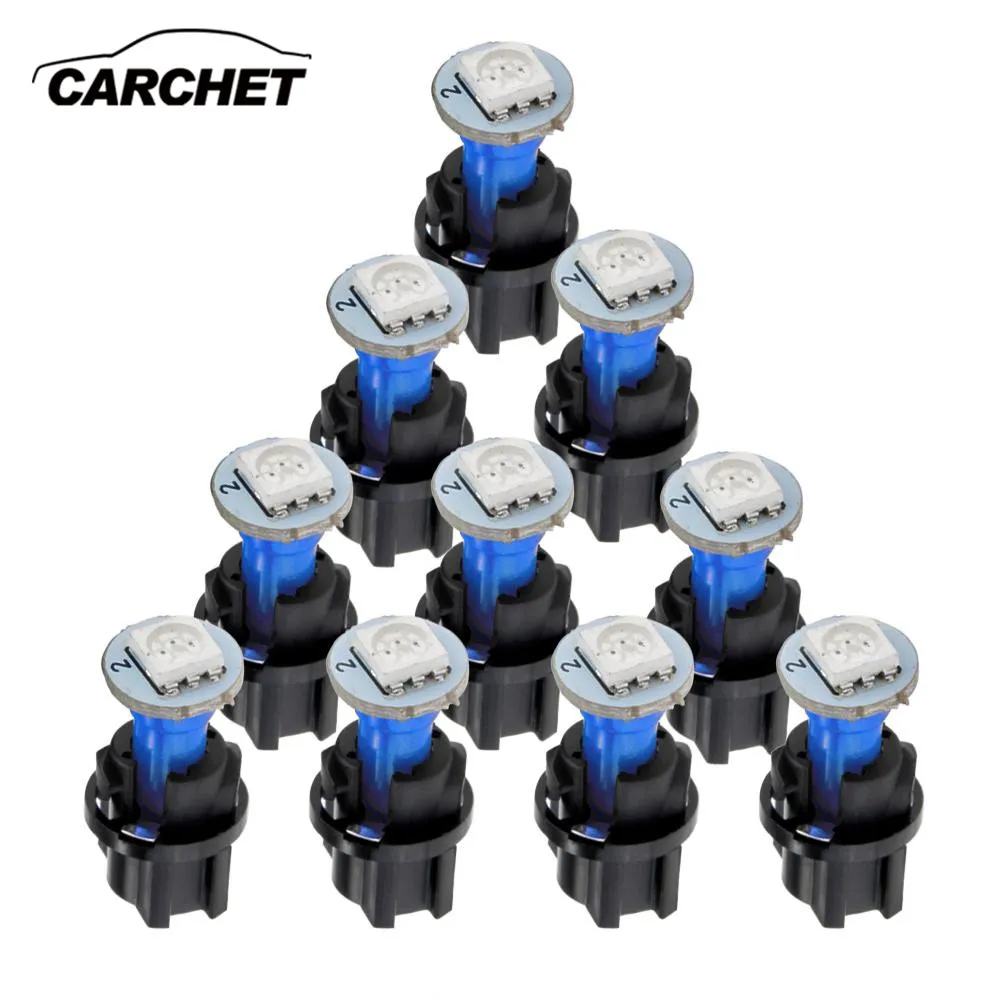 CARCHET 10pcs SMD 5050 LED Neo Wedge Dashboard Instrument Cluster Light
