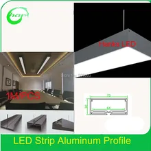 20 м/лот 1 м поверхностного монтажа экструзионный светодиодный профиль супер широкий светодиодный подвесной профиль