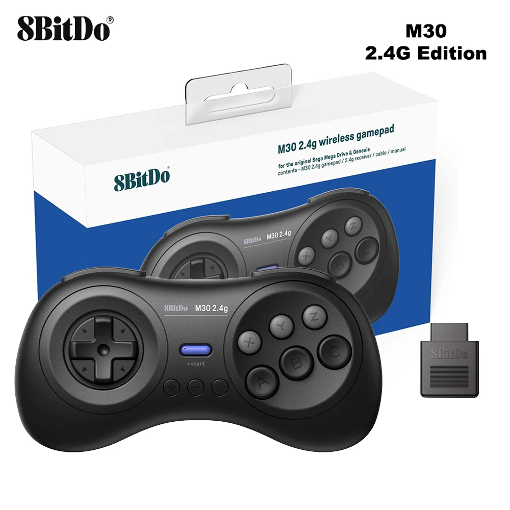 

Original 8BitDo M30 2.4G Wireless Gamepad Game Controller Joystick for The Sega Genesis and Sega Mega Drive - Sega Genesis