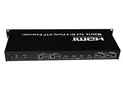 HDMI UTP конвертер, hdbt, HDMI Matrix 4x4 с hdbt Расширение 100 м, с 4 портами UTP Extender, (цена с 4 шт. RX)