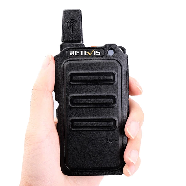 2 шт. Retevis RT619 Мини Walkie Talkie радиостанции скремблер ультратонкий фюзеляжа двухстороннее радио Портативный PMR446 ФРС VOX USB