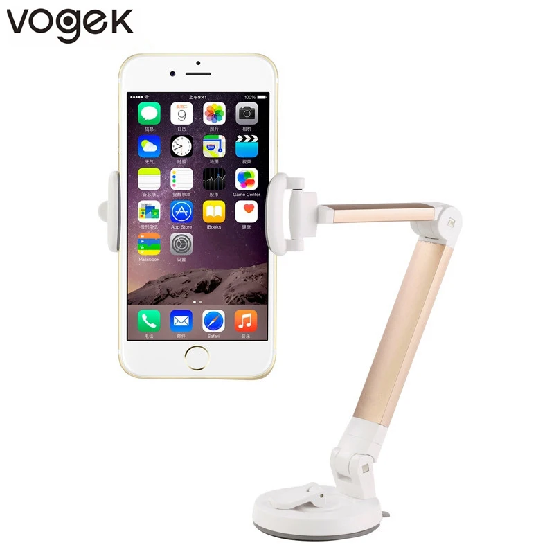 

Vogek Table Phone Holder Flexible 360 Degree Rotating Car Mount Holders Desktop Universal Phone Stands For Samsung iPhone Huawei
