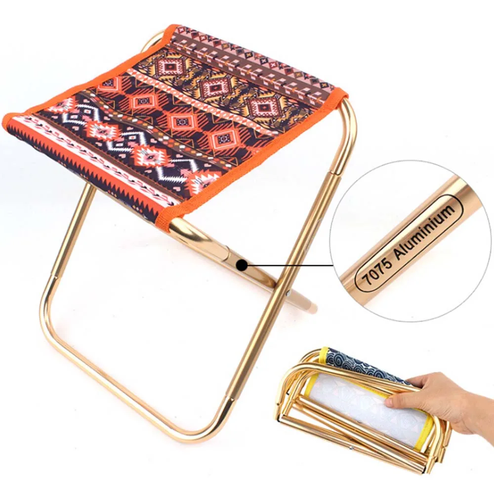 

Outdoor camping integrated folding chair multi-function mini portable fishing chair barbecue bench folding bench camping tool