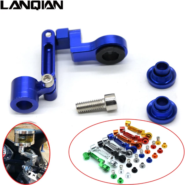 Motorcycle Brake Fluid Reservoir bracket Clutch Tank Oil Fluid Cup