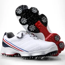 Новое поступление туфли для гольфа мужские кроссовки для гольфа ультра-легкие водостойкие и свободные дышащие активные туфли для ногтей Спортивные Кроссовки Обувь