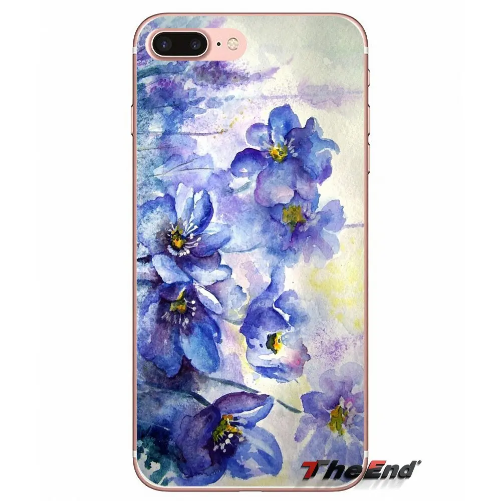 Силиконовый чехол для iPhone X 4 4S 5 5S 5C SE 6 6S 7 8 Plus Samsung Galaxy J1 J3 J5 J7 A3 A5 2016 2017 цветок