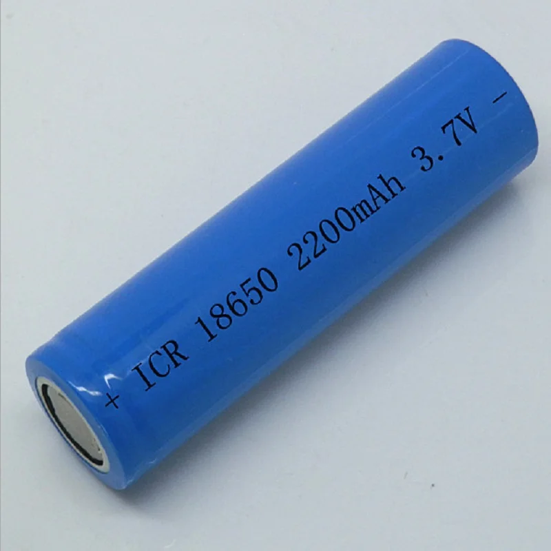 18650 Li-ion 3,7 V 2200 mAh аккумуляторная батарея литиевая фактическая емкость батареи для фонарика электрическая игрушка