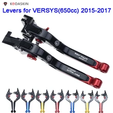 KODASKIN тормозные рычаги сцепления для KAWASAKI VERSYS 650cc- Складные Выдвижные мотоциклетные Длинные рычаги