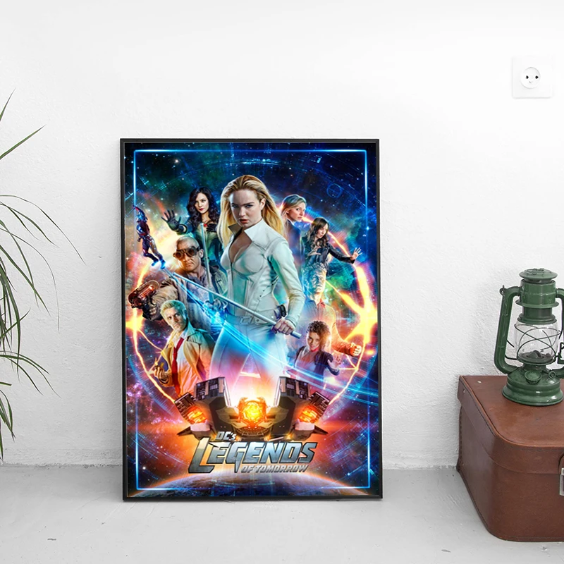 

TV Show Superheroes Posters Prints Legends Of Tomorrow Silk Art Wallpaper Home Living Bedroom Wall Decor Artwork