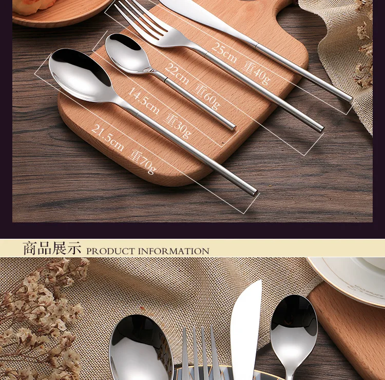 prata talheres conjunto superior facas colheres de sopa garfos para alimentos