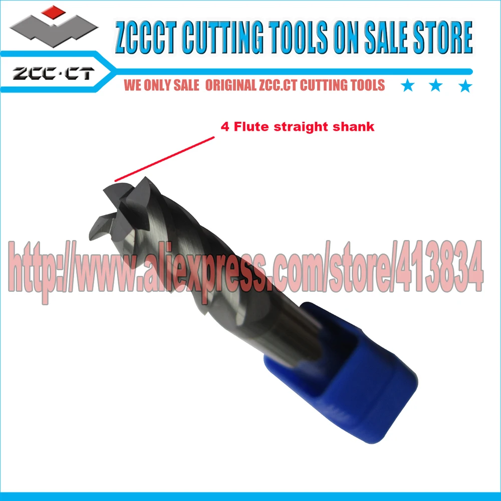 

Free shipping 20 pieces GM-4E-D8.0 GM ZCCCT Cemented Carbide CNC 4 Flute Flattened end mill with straight shank