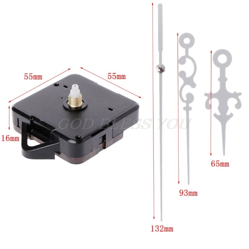 Кварцевые часы механизм движения руки стены ремонт инструмент запчасти бесшумный комплект белый указатель 35