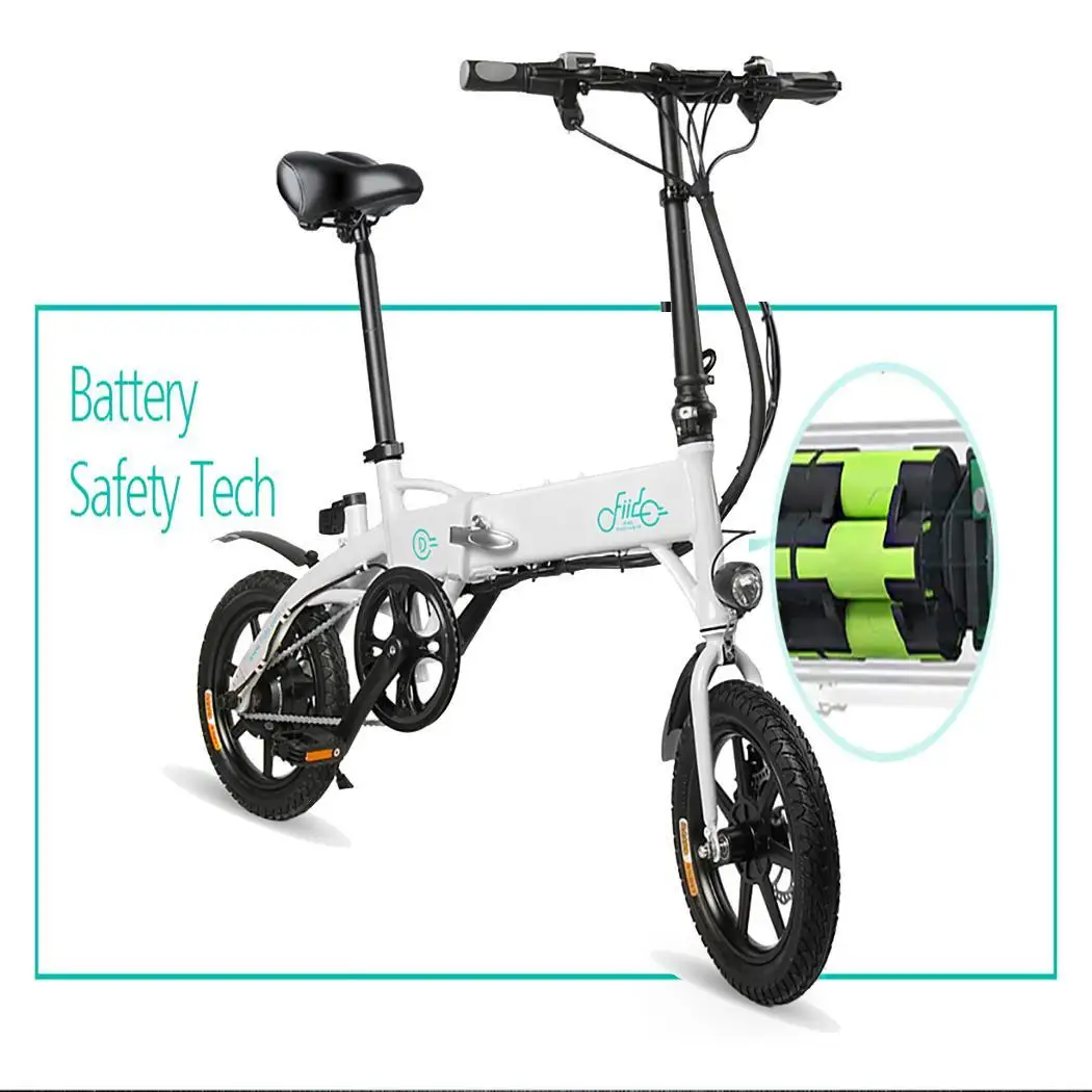 Excellent Aluminum Alloy Folding Electric Bicycle With Tire 250W Hub Motor 25KM EU Plug Casual, Travel, Outdoor, etc 5