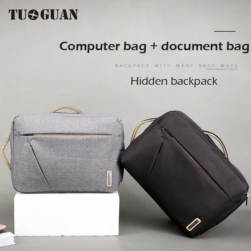TUGUAN новый рюкзак для ноутбука мужчин дорожный с защитой от кражи подходит 15 6