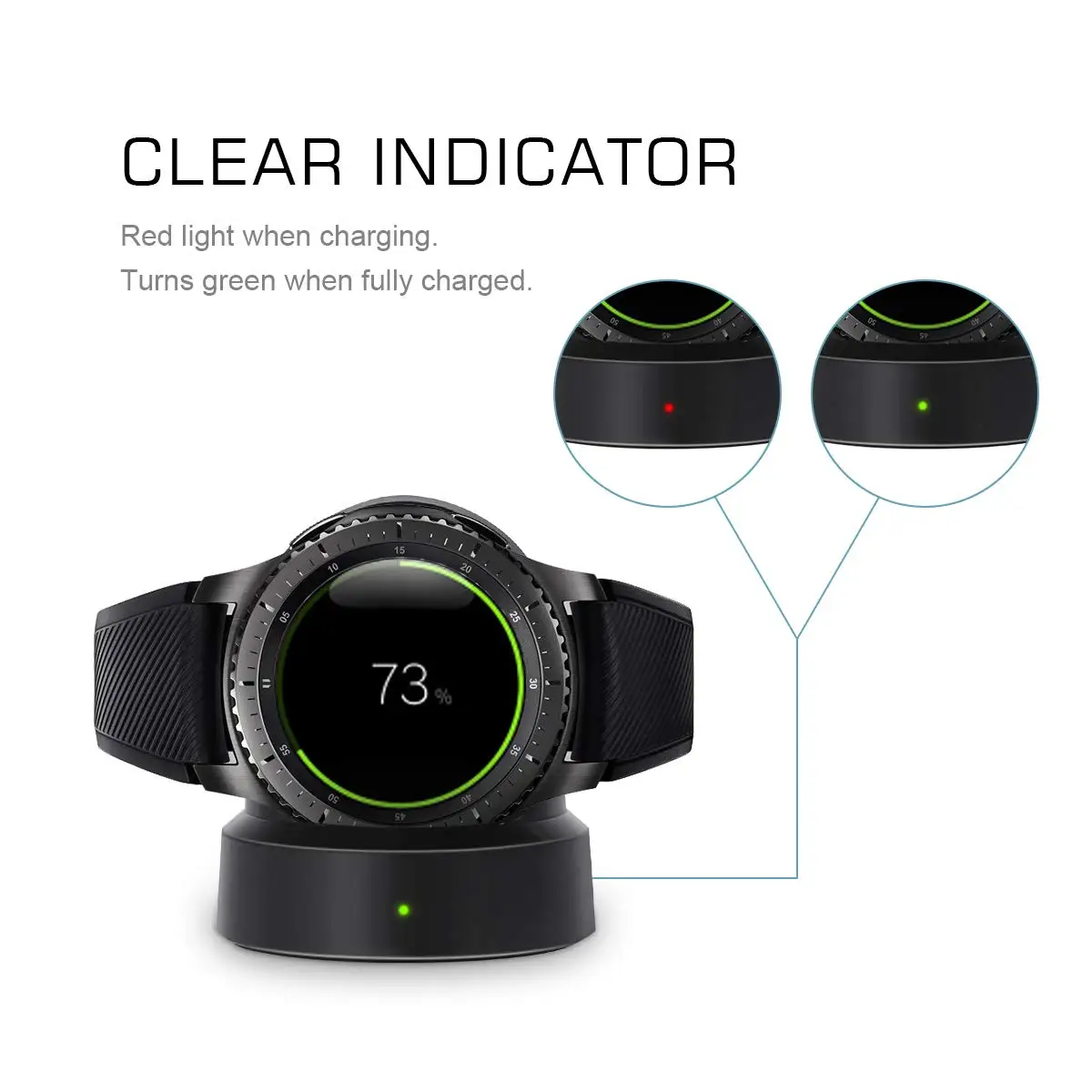 YSAGi samsung gear S3 cargador de reloj S2 base de carga reloj inteligente cargador