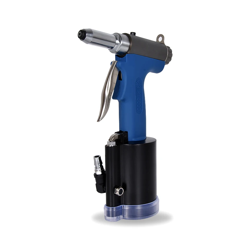 PT5000 Pneumatic Rivet Gun Pull Nail Rivet Machine Blind Gun for 3-5mm Aluminum/Iron/Stainless Steel 0.5-0 .7 Mpa