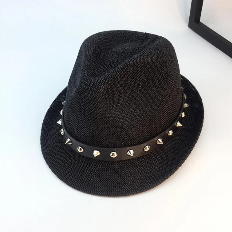 جديد أزياء للجنسين الشرير برشام القش الجاز قبعة الصيف شاطئ بنما كاب الأشعة فوق البنفسجية حماية قبعات للحماية من الشمس للرجال والنساء جديد أزياء للجنسين الشرير برشام القش الجاز قبعة الصيف شاطئ بنما كاب الأشعة فوق البنفسجية حماية قبعات للحماية من الشمس للرجال والنساء