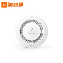 Xiaomi Mijia Honeywell умная пожарная сигнализация прогрессивный звук фотоэлектрический датчик дыма дистанционное управление приложение Mihome