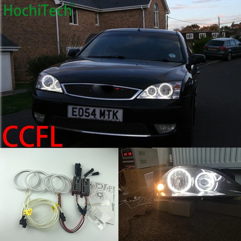 HochiTech для FORD Mondeo MK3 2001-2007 автомобильный Стайлинг белый 6000K CCFL головсветильник свет