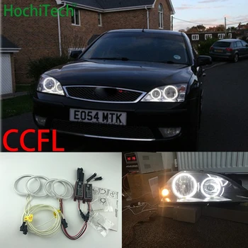 

HochiTech for FORD Mondeo MK3 2001-2007 car styling WHITE 6000K CCFL Headlight Halo Angel Eyes Kit angel eyes light