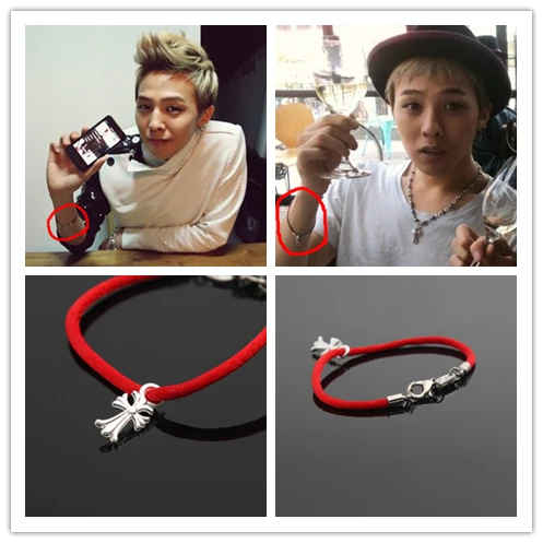 Kpop Bang Bb Gd G Dragon Lovesong Red Cross Hand Rope Kpop Bang Bb Gd G Dragon Lovesong Red Cross Hand Rope S Bracelet