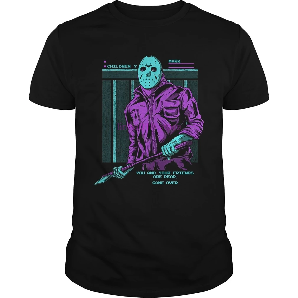 

GILDAN 2019 brand men shirt Friday the 13th Jason Voorhees You And Your Friends are Dead shirt, hoodie