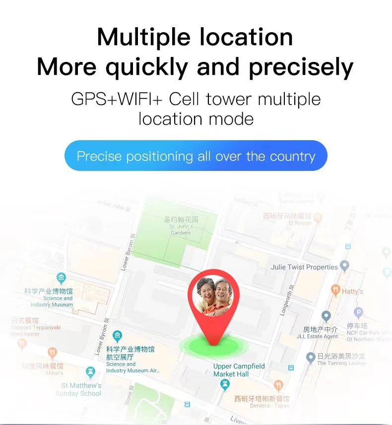 Продукт HD сенсорный экран смарт-телефон часы Дети часы gps-трекер SOS GPS часы пожилых людей падение вниз будильник 4G часы голосовой чат