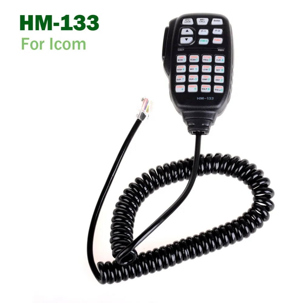 Handheld Speaker Mic Microphone for ICOM Mobile Transceiver IC-2000H IC-F121S IC-F221 IC-7000 IC-2720H IC-F420 Car Radio (8)