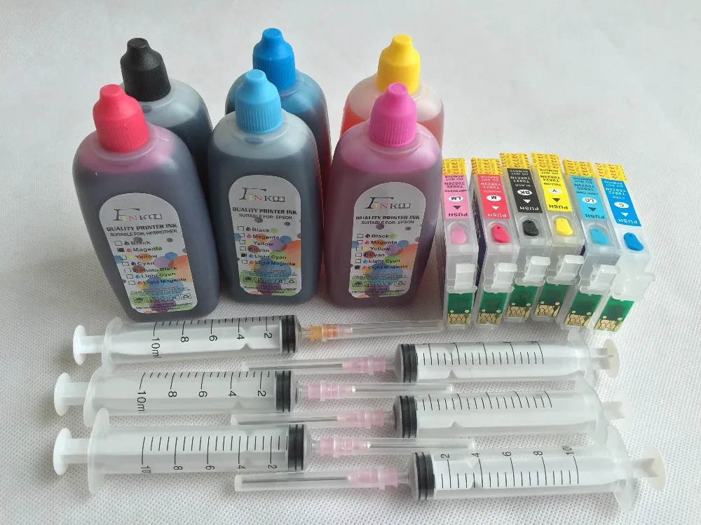 IC50 набор чернил для Epson EP-802A EP-702A EP-302 PM-G4500 EP-801A EP301 EP-901A EP-903F EP-903A/AW EP-803A чип фото