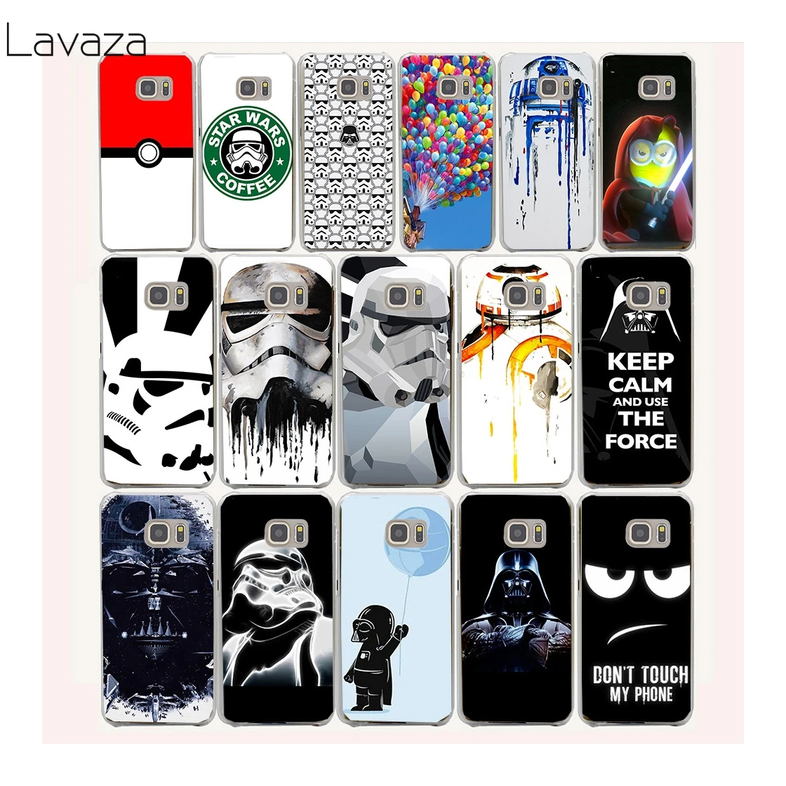 

star wars coffee stormtrooper Hard Transparent Case Cover for Galaxy S3 S4 S5 & Mini S6 S7 Edge Plus Case Cover