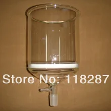 5000 мл, 24/29, Стеклянная Воронка Buchner с боковым рычагом, 3# грубый фильтр, 10 мм соединение шланга, лабораторная стеклянная посуда, лабораторная воронка