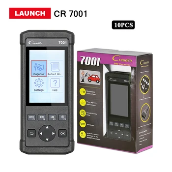 

10 Pcs/lot Launch Creader 7001 Car Scanner obd2 code reader support OBD + Engin Oil Lamp Reset X431 CR7001 Free update online