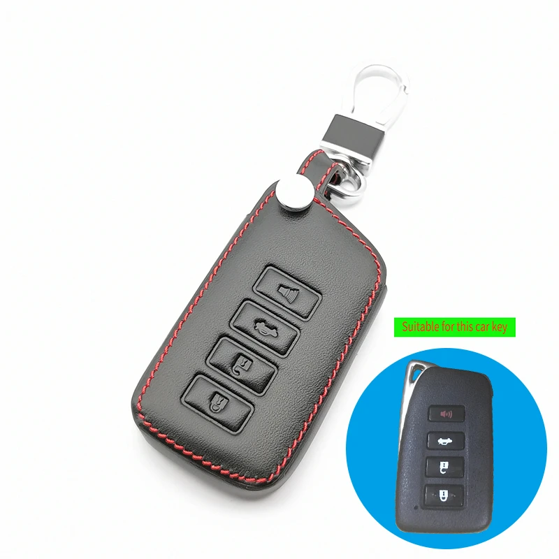 

Leather Car Key Cover Case For Lexus NX GS RX IS ES GX LX RC 200 250 350 LS 450H 300H Key Case Keychain Keyring Accessories