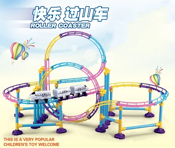 train roller coaster toy