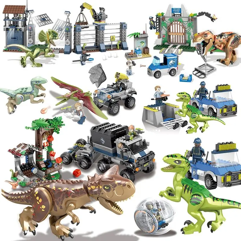 Legoings Dinosaurs Toys Jurassic World 2 Fallen Kingdom Sets Blue Owen Indoraptor Rex T Rex Models Building Block Toy Buy At The Price Of 4 99 In Aliexpress Com Imall Com