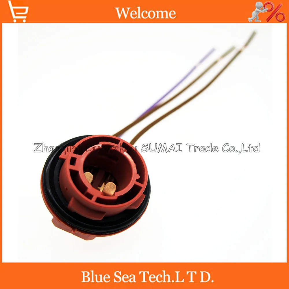 3 Pin 1016 level foot double tail brake light plug with cable,Car 1610