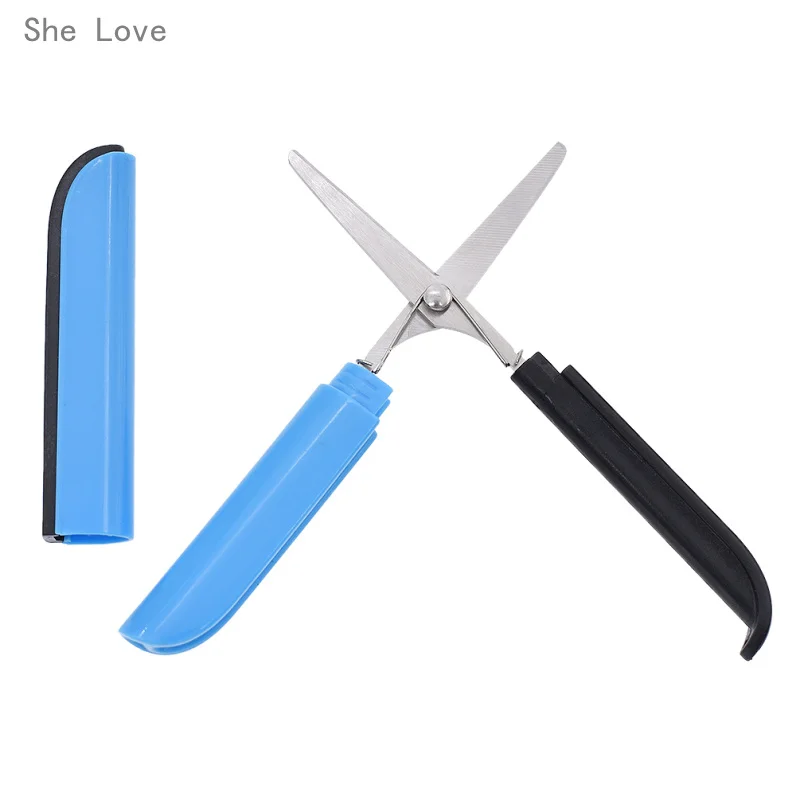 

She Love Random Color Safety Sewing Tailor Scissors Sewing Snip Thread Cutter Cross Stitch Craft Home Tool