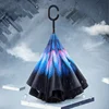 Windproof Reverse Umbrella Double Layer Inverted Umbrella Self Stand umbrella rain/sun women/men high quality 2017 Child durable ► Photo 3/6