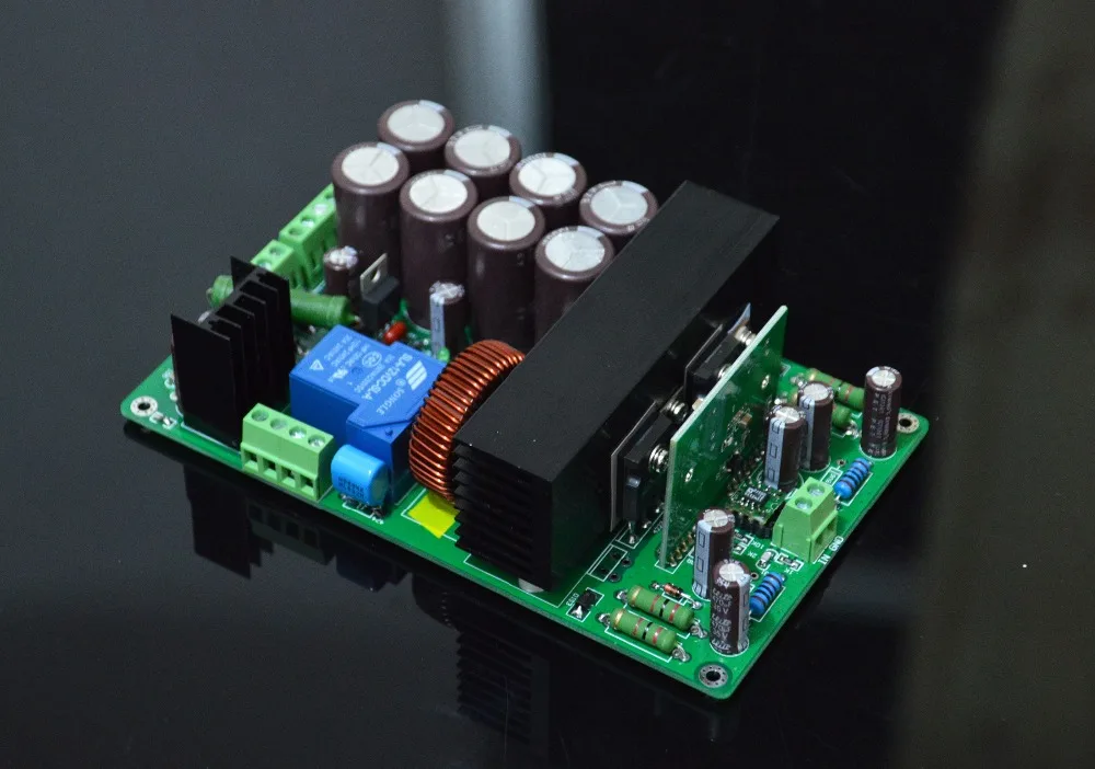 New 1000W HIFI High-Power  IRS2092 MOSFET Single Channel Digital Amplifier Board