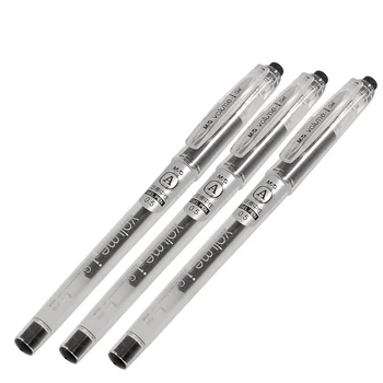 

SOSW-3pcs Stationery 0.5mm Tip Black Eraser Ink Erasable Gel Pen