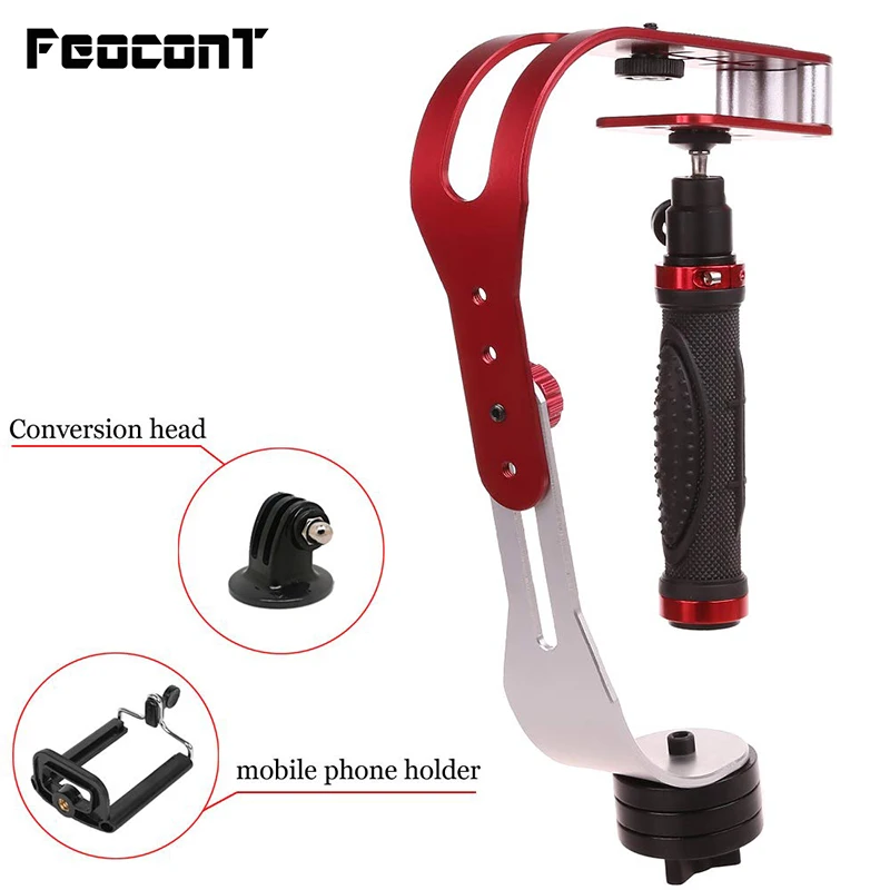 

Handheld Stabilizer Aluminum Alloy For Gopro Action Camera Accessories DV Digital Camera Single Handgrip Stabilizer For Phone