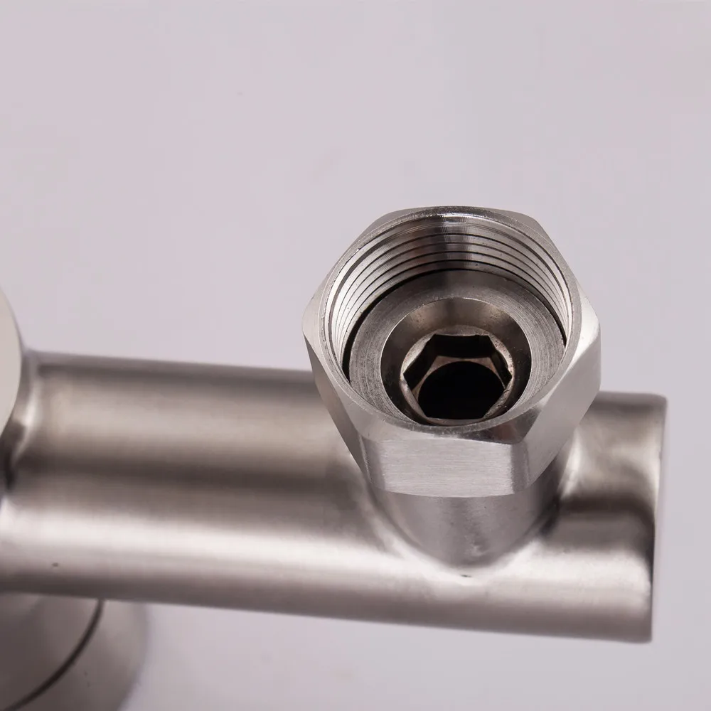 Quality Stainless Steel Bath Shower Faucets set Bathroom Mixer Shower Bathtub Taps Rainfall Shower wall Torneira Tap Shower Mci31