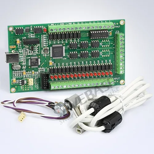 

3 Axis CNC USB Card Mach3 200KHz Breakout Board Adapter For Stepper/Servo Driver