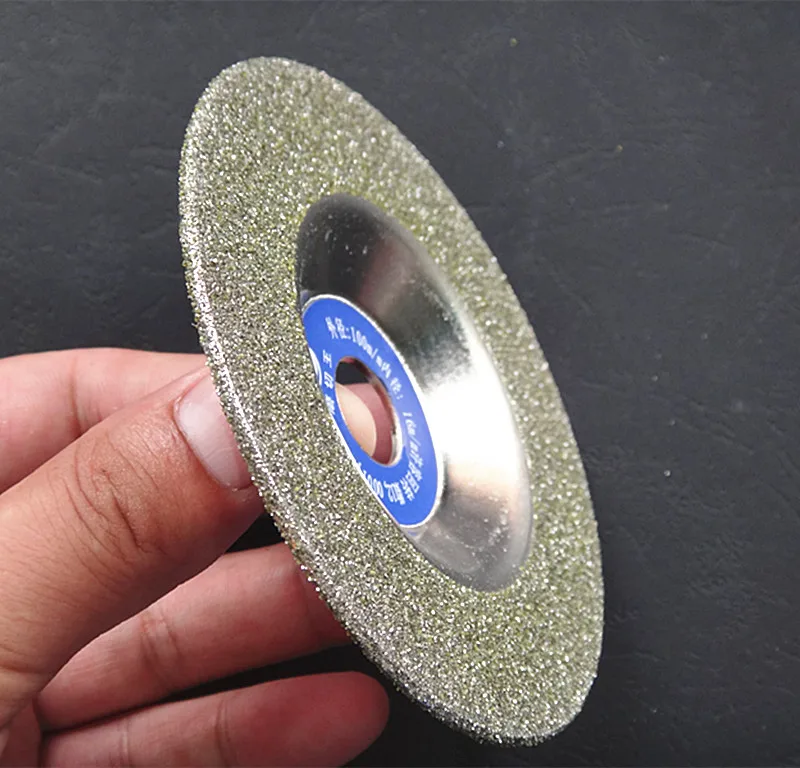 Buy 46 Grit Thick Abrasive Disc Hot Pressed Emery Diamond Grinding Wheel Taper