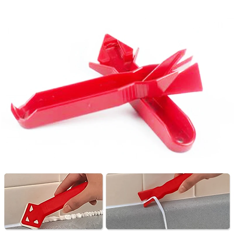 

Glue Scraping Knife Squeegee Scraper Shovel Kitchen Mildew Glass Glue Beauty Grout Tool To Remove Glue Residual GJQ